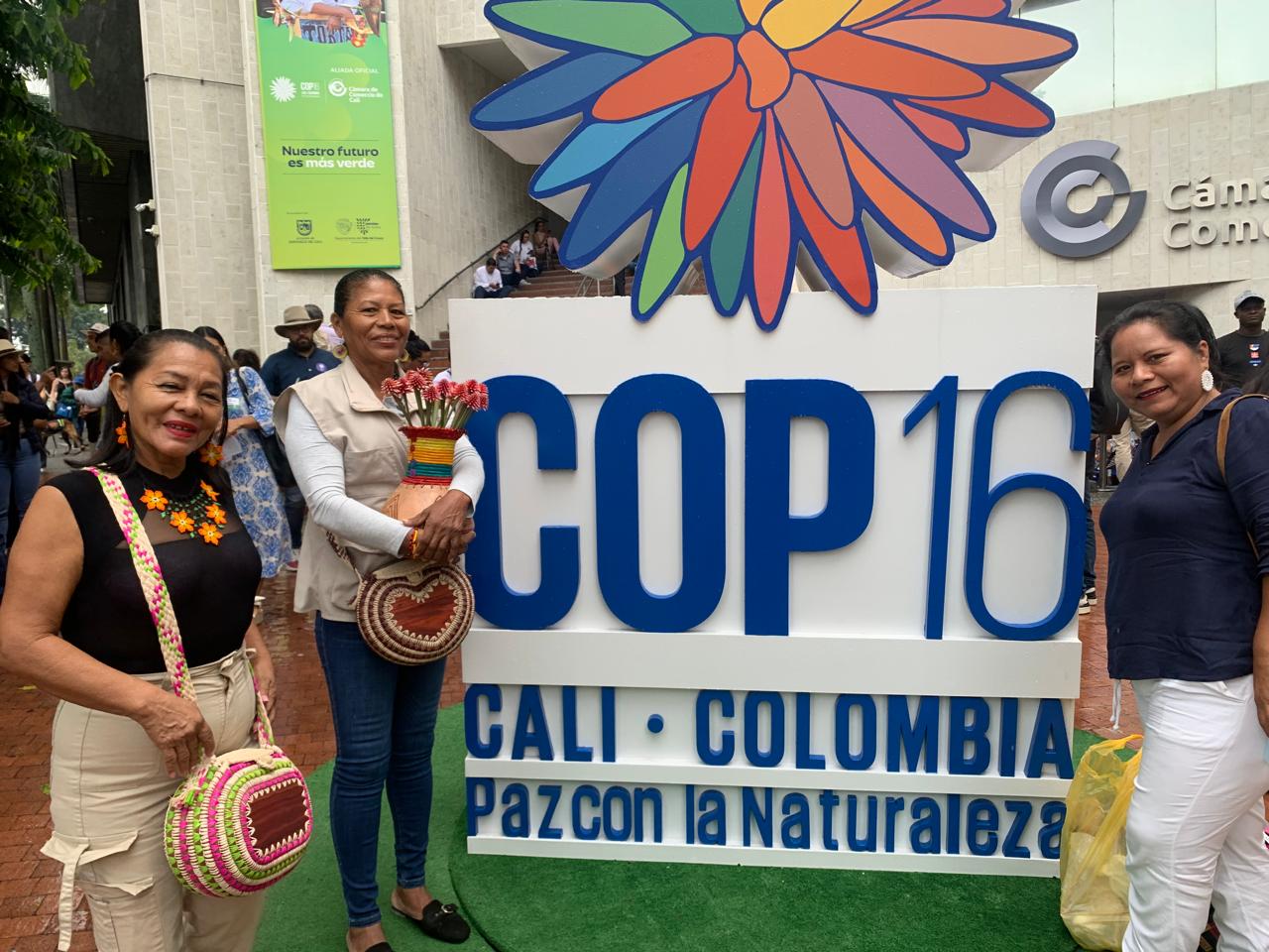 MUJERES INDÍGENAS DEL GUAINÍA EN LA COP16: TEJIENDO REDES PARA LA PROTECCIÓN DE LA BIODIVERSIDAD